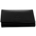 Vester Luxus fekete női bőr pénztárca