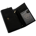 Vester Luxury black women's leather wallet 3