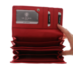 Red ladies wallet at Luxury 18cm scale 6
