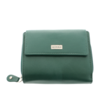 Portofel damă verde Ruby piele naturală 10x13cm