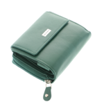 Portofel damă verde Ruby piele naturală 10x13cm 2