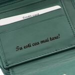 Ruby Green Women’s Wallet in Genuine Leather 10x13cm 11
