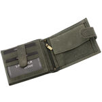 Leather Wallet Grey Scala 2