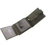 Leather Wallet Grey Scala 3