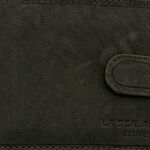 Leather Wallet Grey Scala 7