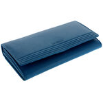 Elegant women's turquoise leather wallet