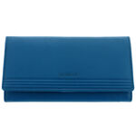 Elegant women's turquoise leather wallet 2