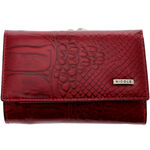 Leather Women's Wallet Nicole Burgundy