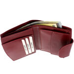 Dark Red Women's Leather Wallet Selena 4