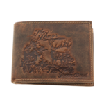 Hunter Wallet – Brown Genuine Leather, Handmade