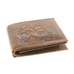 Hunter Wallet – Brown Genuine Leather, Handmade 2