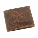 Hunter Wallet – Brown Genuine Leather, Handmade 3