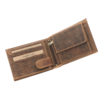 Hunter Wallet – Brown Genuine Leather, Handmade 4