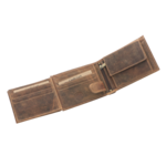 Hunter Wallet – Brown Genuine Leather, Handmade 6