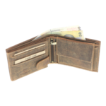 Hunter Wallet – Brown Genuine Leather, Handmade 8
