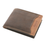 Portofel Mare din Piele Naturală Giultieri 10×12 cm – Maro, Personalizabil, Cutie Cadou 2