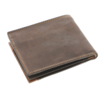 Portofel Mare din Piele Naturală Giultieri 10×12 cm – Maro, Personalizabil, Cutie Cadou 3