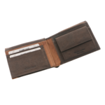 Portofel Mare din Piele Naturală Giultieri 10×12 cm – Maro, Personalizabil, Cutie Cadou 4