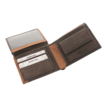 Portofel Mare din Piele Naturală Giultieri 10×12 cm – Maro, Personalizabil, Cutie Cadou 5