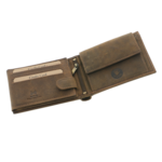 Portofel Mountain Bike din piele naturală maro RFID – Portofel bărbați personalizabil 4