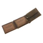 Portofel Mountain Bike din piele naturală maro RFID – Portofel bărbați personalizabil 6