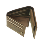 Portofel Mountain Bike din piele naturală maro RFID – Portofel bărbați personalizabil 8