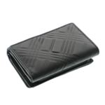 Portofel negru damă Scala Luxury Collection piele naturală 13 cm 3