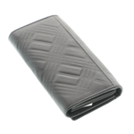 Portofel negru de damă Scala Luxury Collection din piele naturală – 17 cm 3