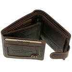 Hunting dog leather wallet brown 7