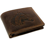 Leather Wallet with Horse head 1