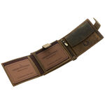 RFID collector's car brown leather wallet 4