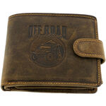 Brown leather wallet Off Road 1