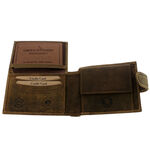 RFID german shepherd natural leather wallet 4