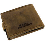 RFID german shepherd natural leather wallet 7