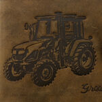Leather Wallet with Tractor 10