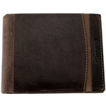 2 Colored Brown Leather Wallet 1