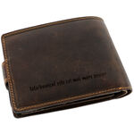 Pike brown natural leather wallet 9