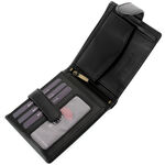 Luxury Fekete Bőrpénztárca 2