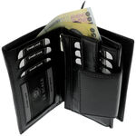 Black Leather Wallet for Women 5