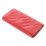 Portofel roșu de damă Scala Luxury Collection din piele naturală – 17 cm, design elegant 3