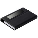 Black Square Business Card Holder 1