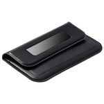 Black Business Card Holder Rounded