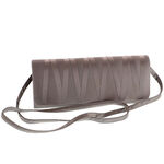 Gray satin gala purse 4