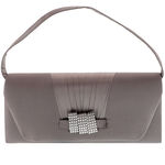 Elegant Women's Grey Rhinestone Handbag 3