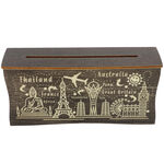 Wooden travel piggy bank 2