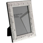 Silver Photo Frame 10x15 Leaves 1