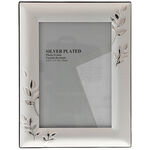 Silver Photo Frame 9x13 Leaves 2