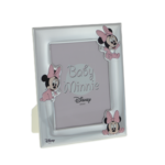 Baby Minnie Mouse ezüstözött képkeret 25cm 3