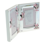 Silver photo frame with Baby Minnie Mouse print 3