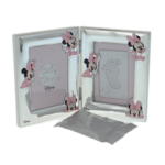 Silver photo frame with Baby Minnie Mouse print 5
